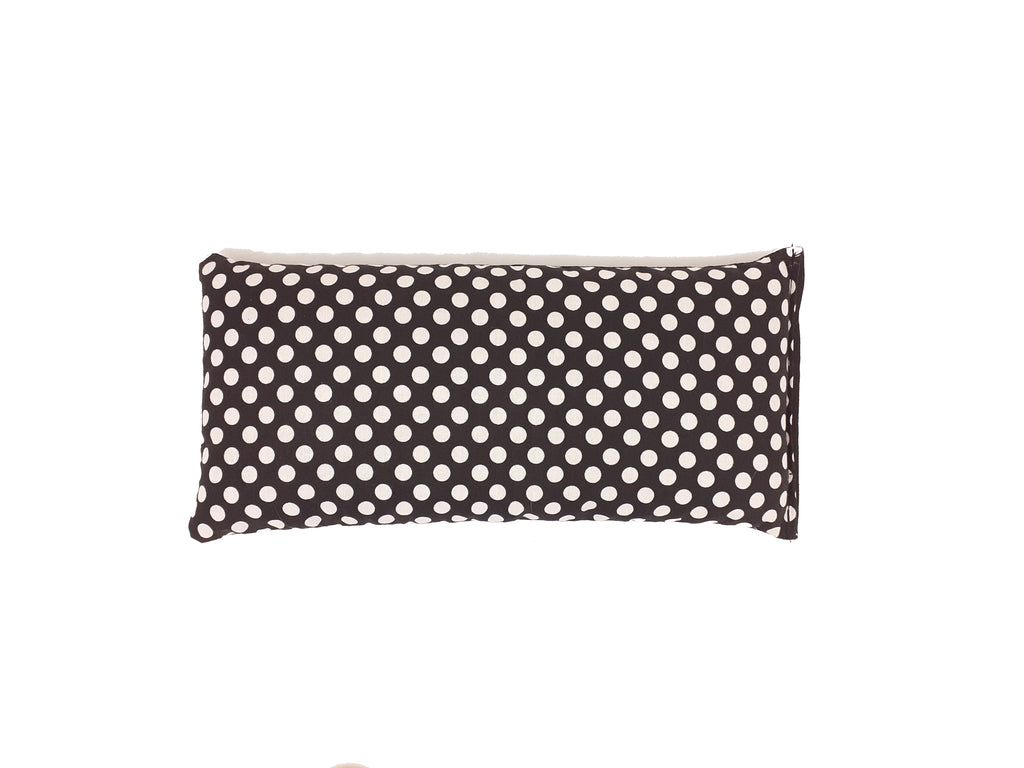 Small Wheat Bag ' BLACK & WHITE DOTS '