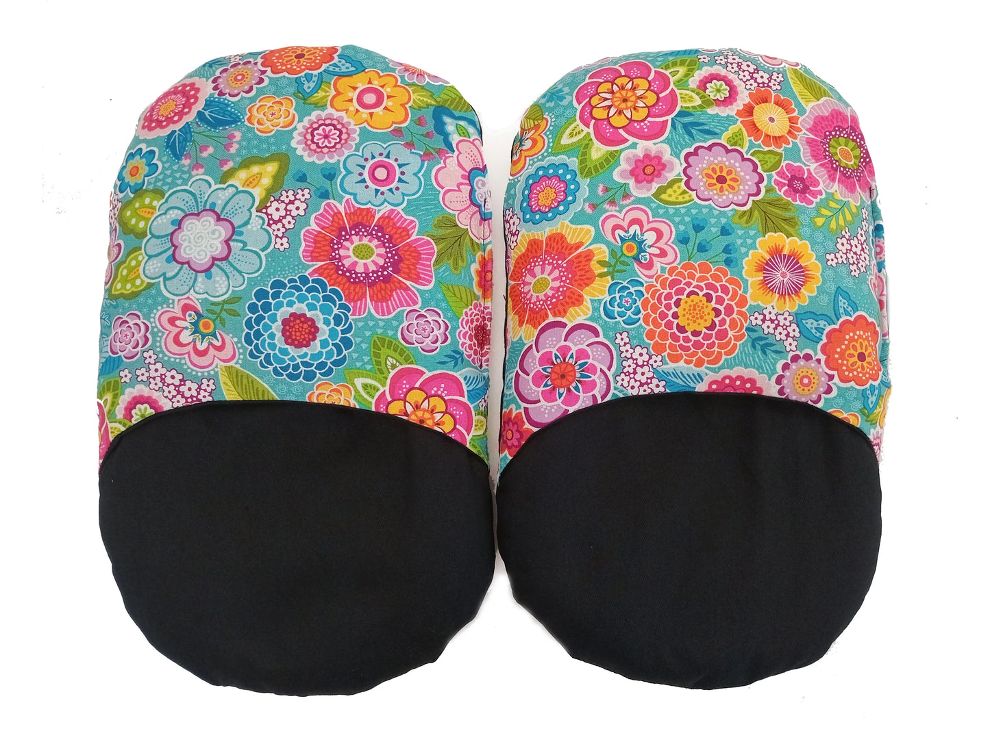 Groovy Flowers Wheat Bag Slippers NZ - Heat Pack & Cold Pack Slippers for Warm & Tired Feet