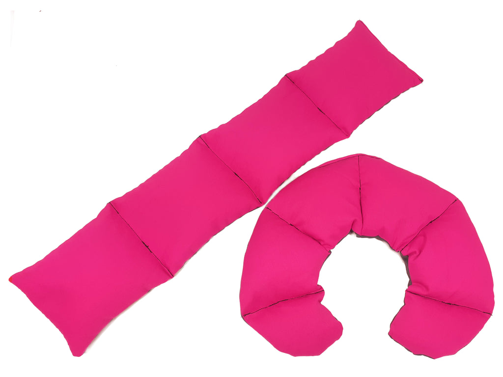Wheat Bag Combo ' HOT PINK & GREY '