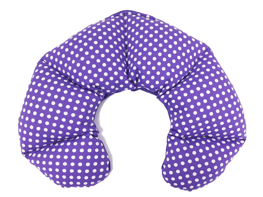 Neck & Shoulder Wheat Bag 'PURPLE DOTS'