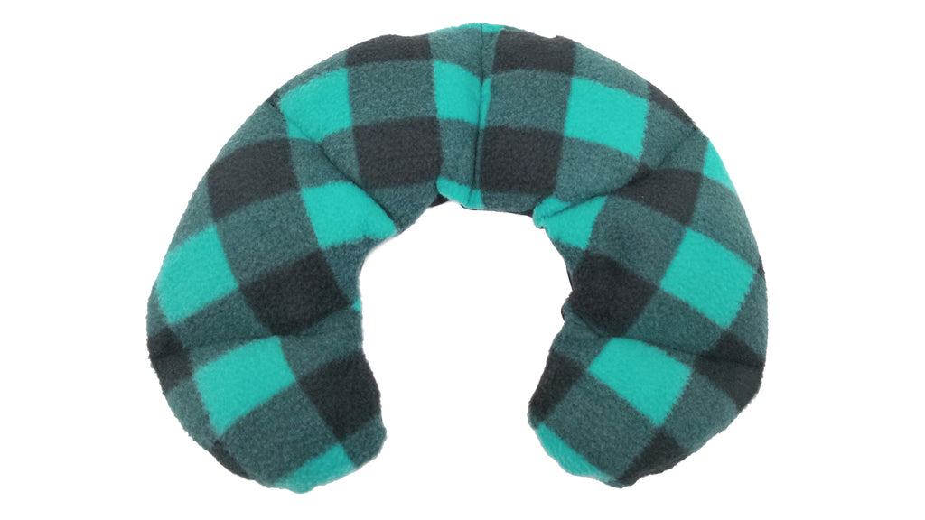 Neck & Shoulder Wheat Bag 'WOODCUTTER TEAL'