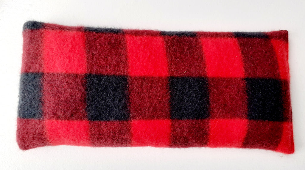 Small Wheat Bag 'RED WOODCUTTER FLEECE '