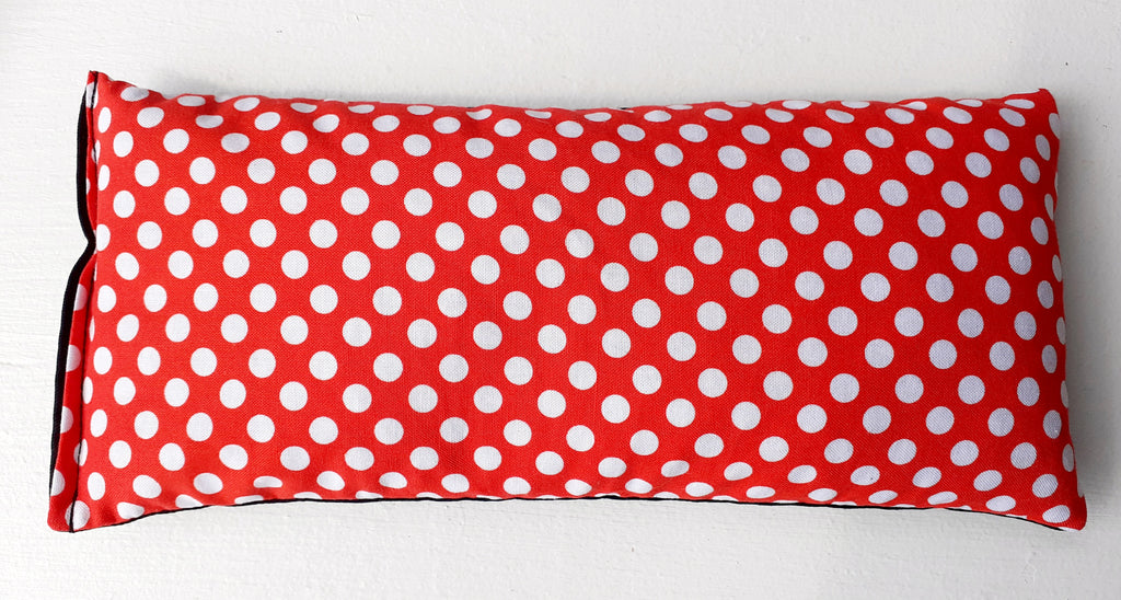 Small Wheat Bag 'RED DOTS '