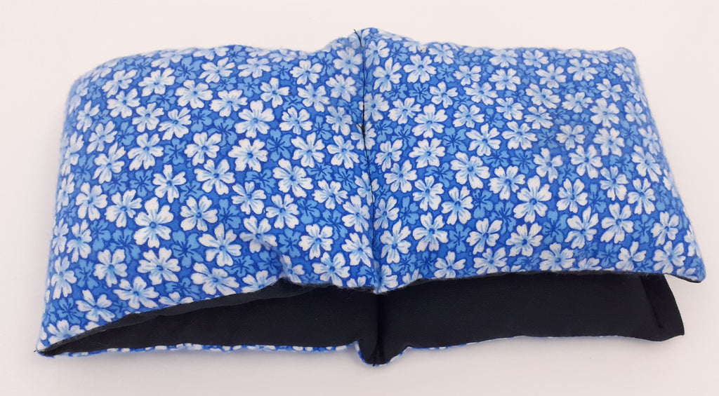 Wheat Bag Extra Long   'FLOWERS ON BLUE'