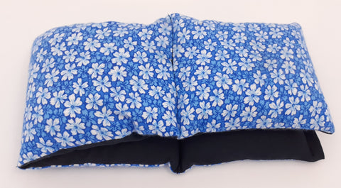 Wheat Bag Extra Long   'FLOWERS ON BLUE'