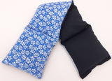 Wheat Bag Extra Long   'FLOWERS ON BLUE'