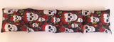 Wheat Bag Extra Long   'Skull & Red Roses'