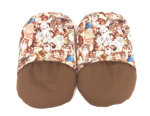 Wheat Bag Slippers  ' CATS '