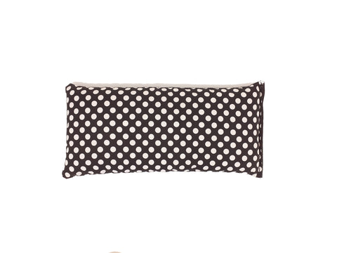 Small Wheat Bag ' BLACK & WHITE DOTS '