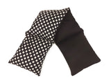 Wheat Bag Extra Long  'BLACK & WHITE DOTS'