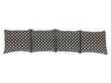 Wheat Bag Extra Long  'BLACK & WHITE DOTS'