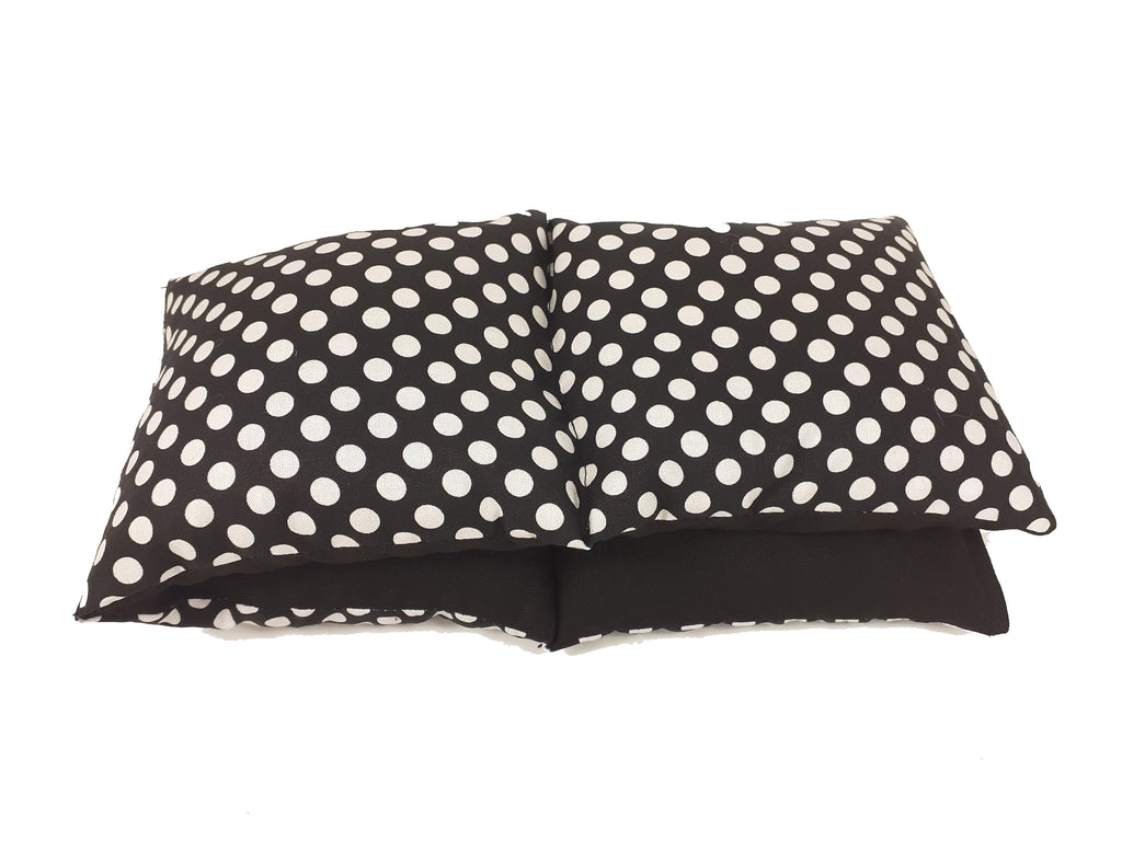 Wheat Bag Extra Long  'BLACK & WHITE DOTS'