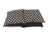 Wheat Bag Extra Long  'BLACK & WHITE DOTS'