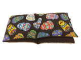 Wheat Bag Extra Long   'SUGAR SKULLS BLACK'