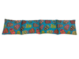 Wheat Bag Extra Long   'SUGAR SKULLS TEAL'