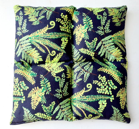Wheat Bag Square, 25cm X 25cm ' FERN '