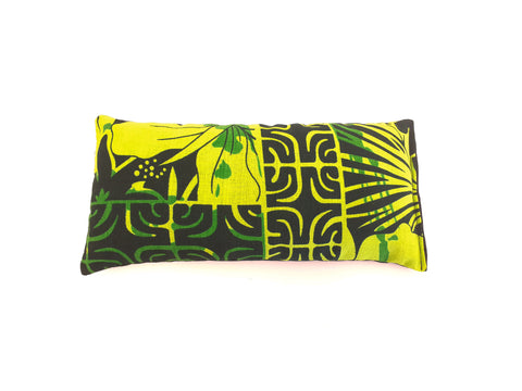Small Wheat Bag ' Funky Green Island Time"