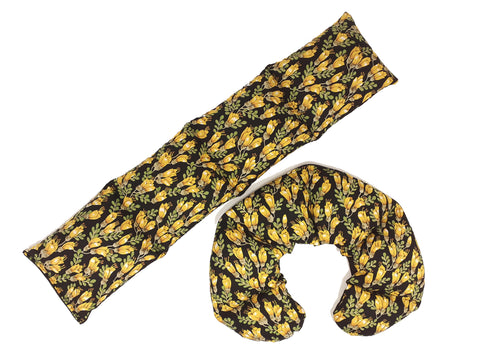 Wheat Bag Combo  ' Kowhai Flowers '