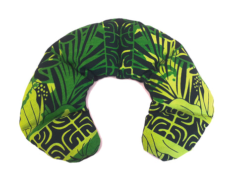 Neck & Shoulder Wheat Bag 'Funky Green Island Time'