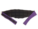 Wearable Lower Back Wheat Bag  PURPLE & BLACK