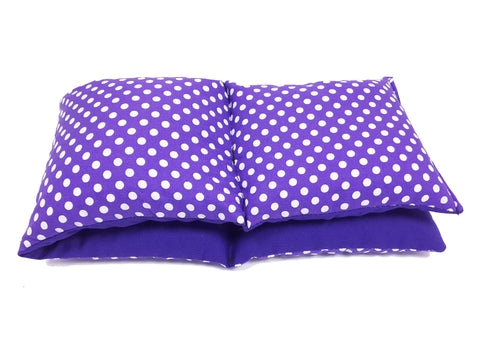 Wheat Bag Extra Long   'PURPLE DOTS'