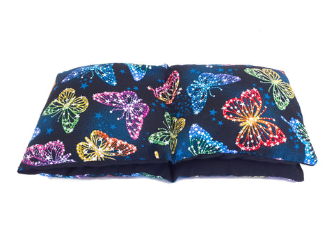 Wheat Bag Extra Long   'SPARKLY BUTTERFLIES'