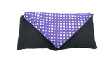 Wheat Bag & Cover 'PURPLE & WHITE DOTS '