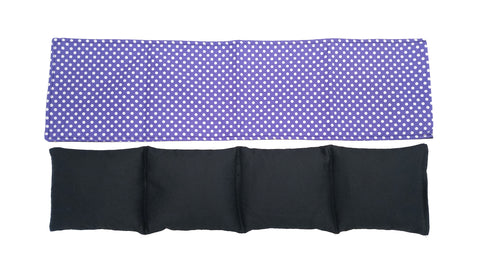 Wheat Bag & Cover 'PURPLE & WHITE DOTS '