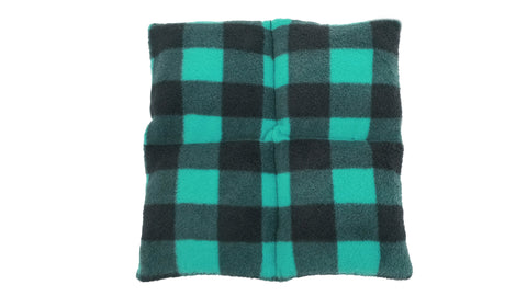 Wheat Bag Square, 25cm X 25cm 'WOODCUTTER TEAL'
