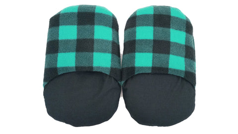 Wheat Bag Slippers  'WOODCUTTER TEAL'