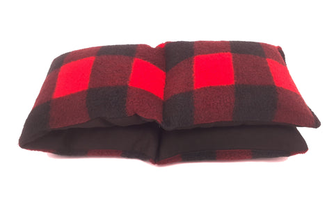 Wheat Bag Extra Long  'RED WOODCUTTER FLEECE'