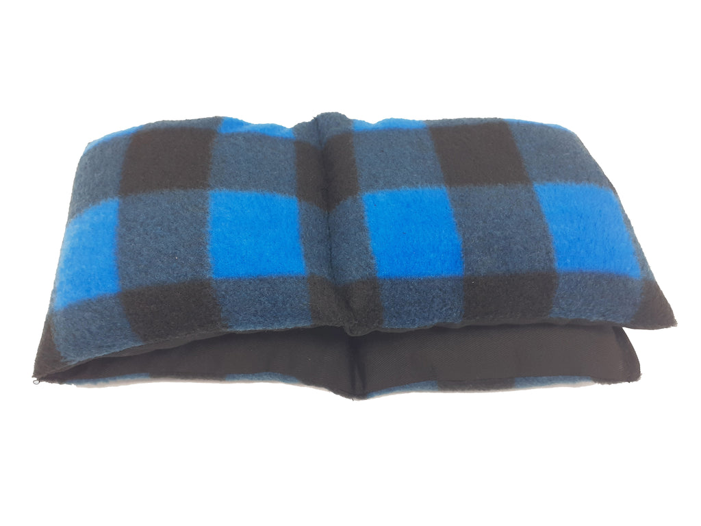 Wheat Bag Extra Long  'BLUE WOODCUTTER FLEECE'