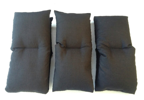 Wheat Bag Extra Long  ' 3 x Black Wheat Bags '