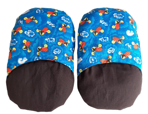 Wheat Bag Slippers ' Buzzy Bee '