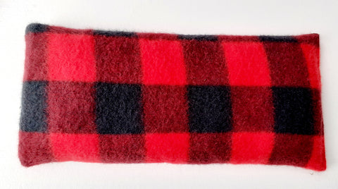 Small Wheat Bag 'RED WOODCUTTER FLEECE '