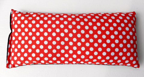 Small Wheat Bag 'RED DOTS '