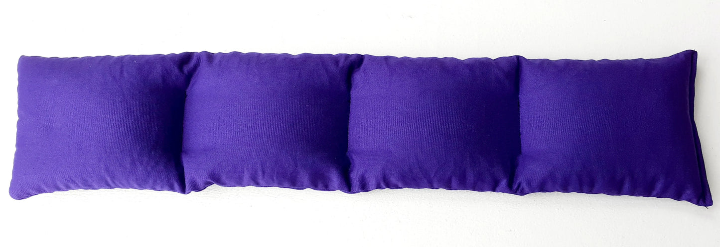 Purple Extra Long Wheat Bag NZ - handmade NZ heat pack and cold pack
