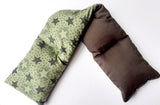 Wheat Bag Extra Long  OLIVE LARGE STARS