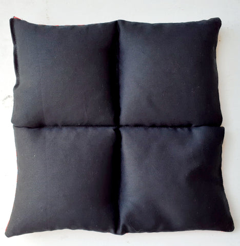 Wheat Bag Square, 25cm X 25cm 'BLACK'